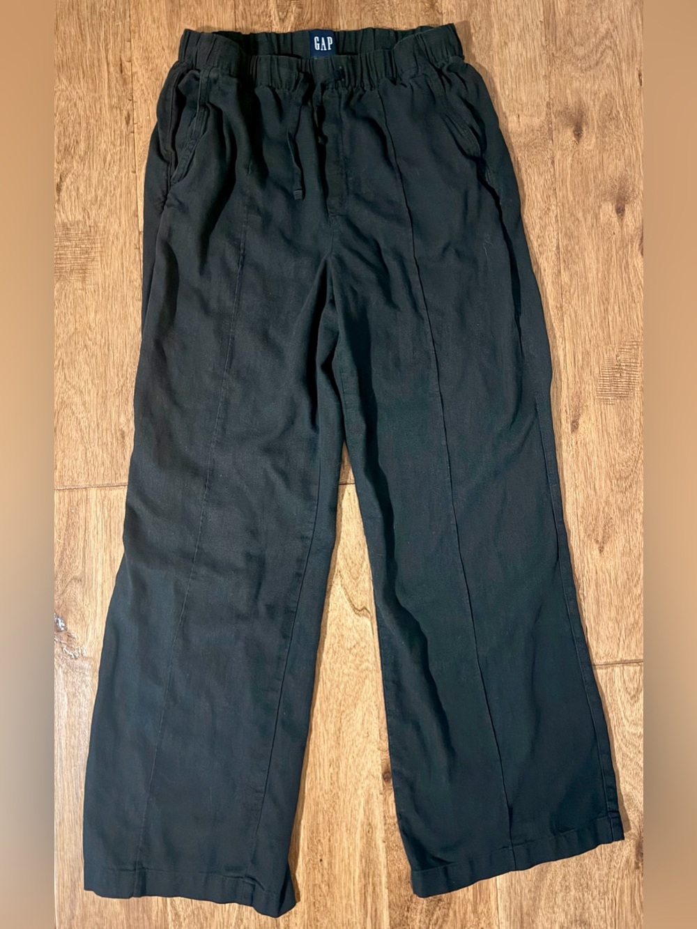 🖤 Old Navy Black Wide-Leg Women's Linen Pants